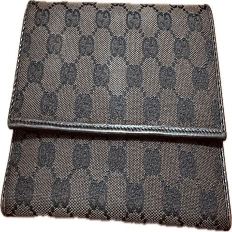 Gucci monogram long wallet