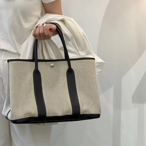 🐎Hermes愛馬仕｜garden party GP45 黑白熊貓花園包 ｜框H｜97新