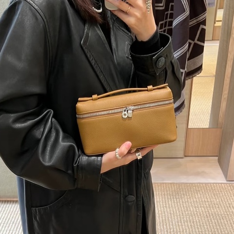 ✨Loro Piana｜LP mini Pocket 太陽黃小帆船飯盒包｜閒置新