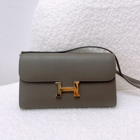 Hermes 康康constance to go 錫器灰 Y