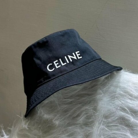 💎Han's house精品服飾💎CELINE 刺繡 漁夫 帽 原價19500