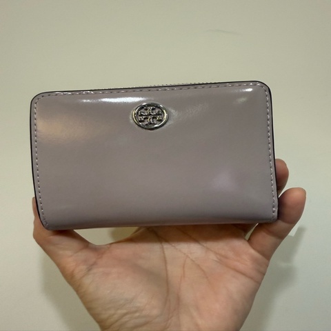 Tory Burch Robinson SPAZZOLATO BI-FOLD WALLET 光滑皮