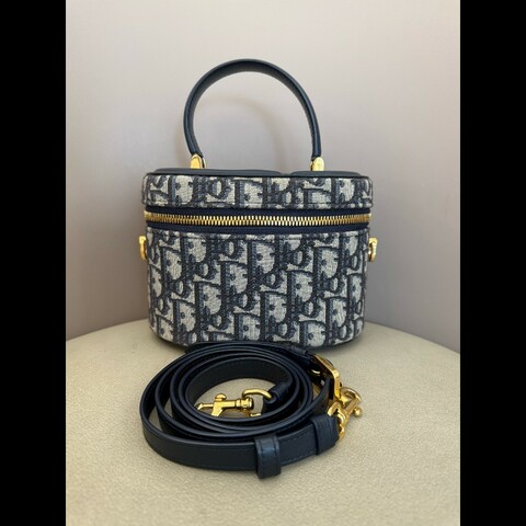 Dior/迪奧 Oblique新款老花豬鼻子化妝包