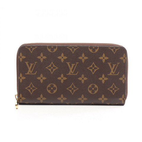 路易威登 Zippy Organizer 長錢包 M60002 Monogram 帆布 棕色 二手 LV