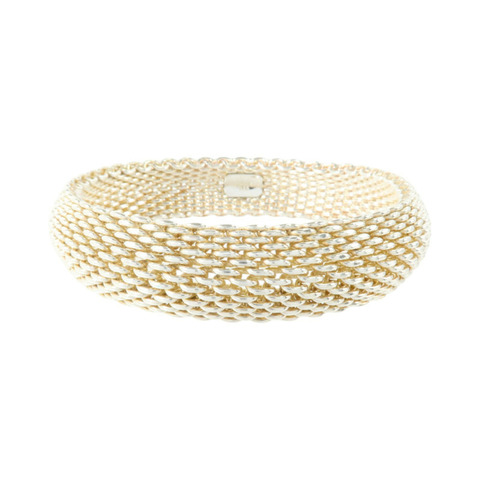 TIFFANY＆CO 925純銀Somerset Mesh Bracelet手鏈