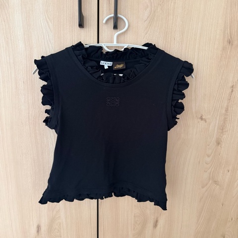 Loewe 荷葉邊棉質背心#S