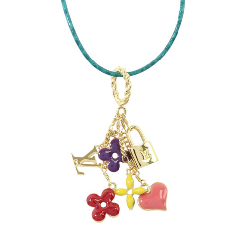 LOUIS VUITTON PVC/金屬Sweet Monogram Necklace項鏈