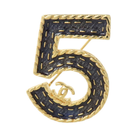CHANEL 金屬/琺瑯 COCO Mark Brooch胸針