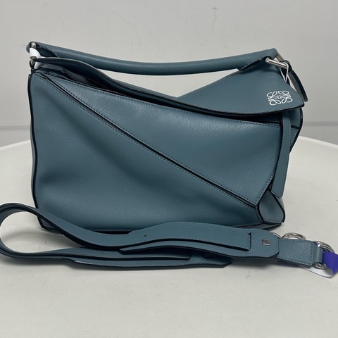 Loewe/羅意威 藍色puzzle手提包