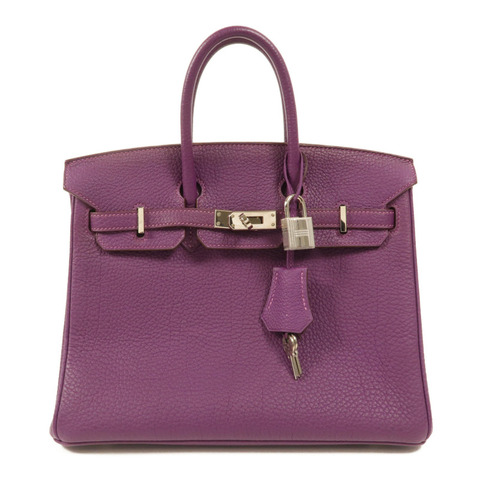 HERMES Togo皮革Birkin 25手挽袋Anemone