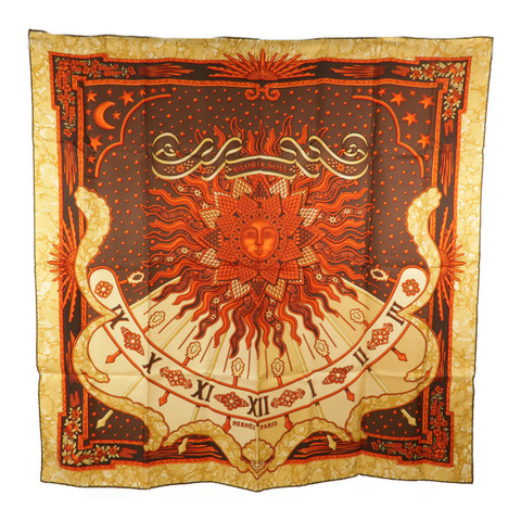 HERMES 絲質Scarf 90x90cm絲巾