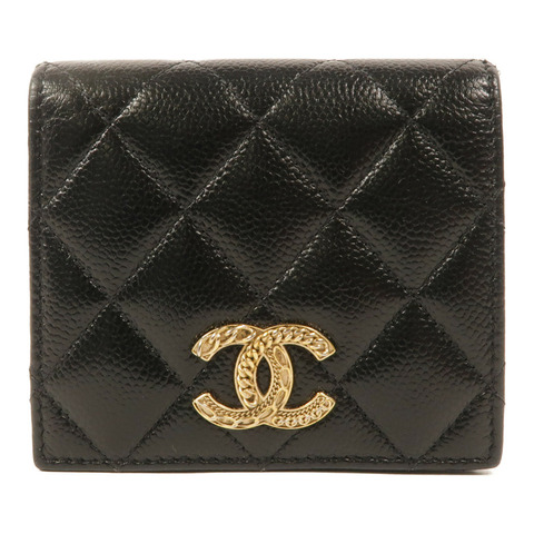 CHANEL 牛皮皮革Bifold Wallet錢包
