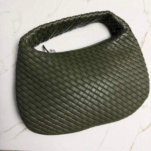 Bottega Veneta 葆蝶家 26ss Hobo中號 單肩包手拎包 橄欖綠
