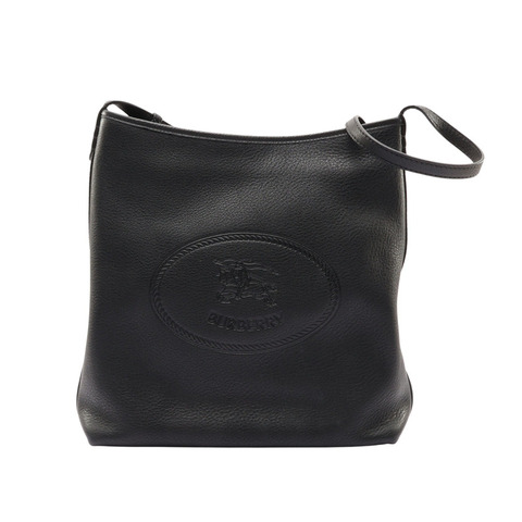 BURBERRY 巴寶莉 Small Highlands 肩背包 黑色牛皮 81147721