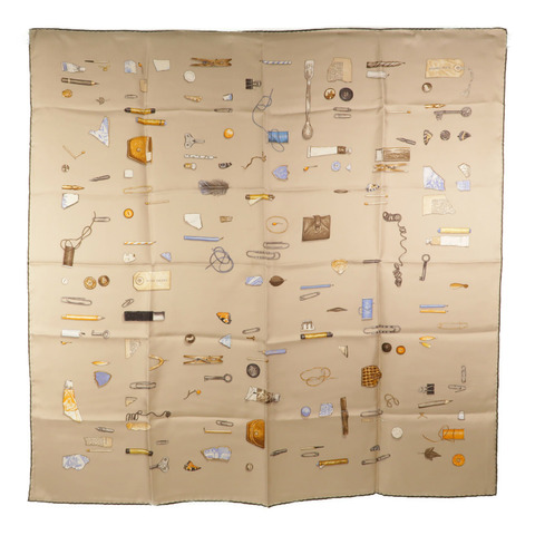 HERMES 絲質Scarf 90x90絲巾