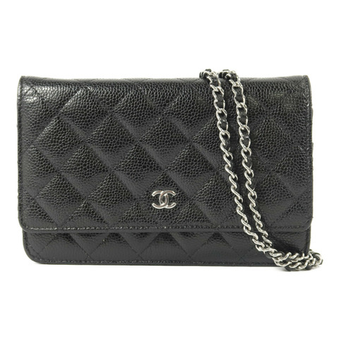 CHANEL 牛皮皮革WOC Wallet On Chain鏈帶肩背袋