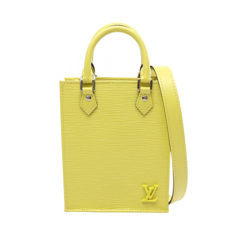 路易威登 Petit Sac Plat 單肩斜背包 M80169 Epi Jaune Cedrat