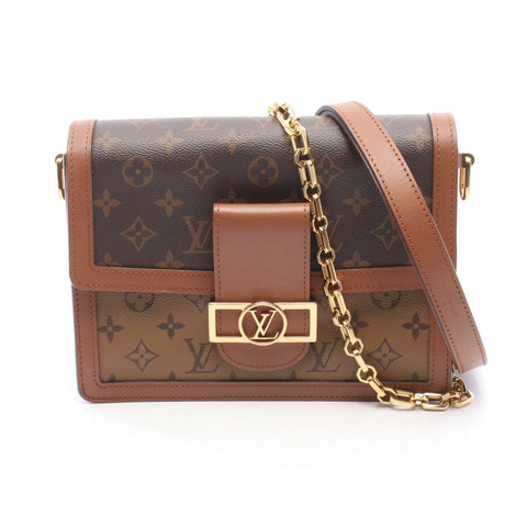 路易威登 Dauphine MM 鏈條單背包 M45958 Monogram Reverse 皮革 LV