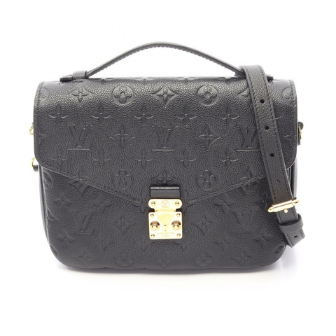 路易威登 Pochette Metis MM 斜背包 M41487 黑色皮革 二手女士