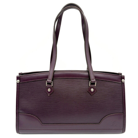 路易威登 (Louis Vuitton) 女士單背包，Epi 皮革，Madeleine PM M5933K，黑醋栗紫