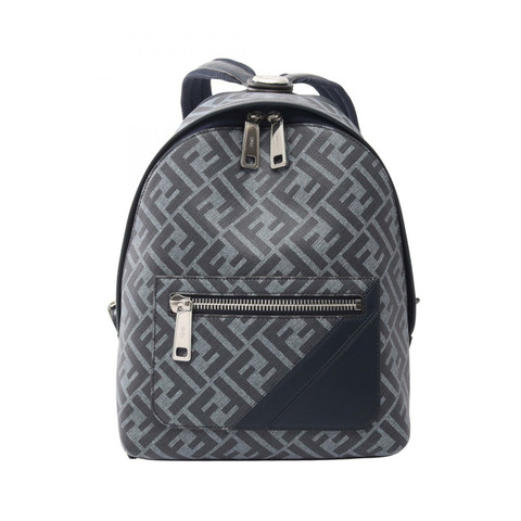 FENDI Diagonal Chiodo 小號雙肩包 7VZ077ASICF1O97 帆布皮革 全新