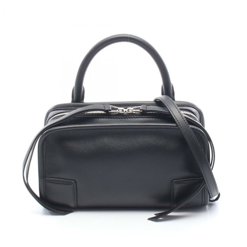 LOEWE Amazona 180 迷你斜背包 A039AS4X011100 黑色皮革 全新