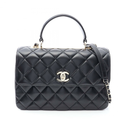 香奈兒 (CHANEL) Trendy CC 頂部手柄鏈條肩背斜背包 A69923 羊皮 GHW