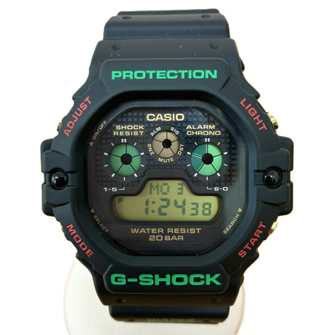 G-SHOCK DW5900TH-1JF 手錶，黑色