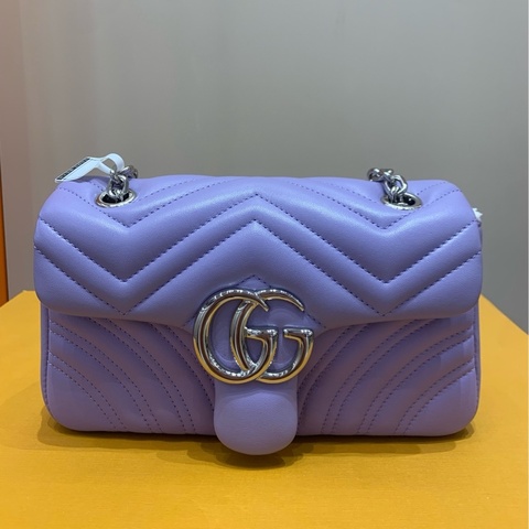 999新Gucci新款羊皮 紫色馬蒙22