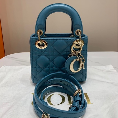dior雾霾蓝mini戴妃