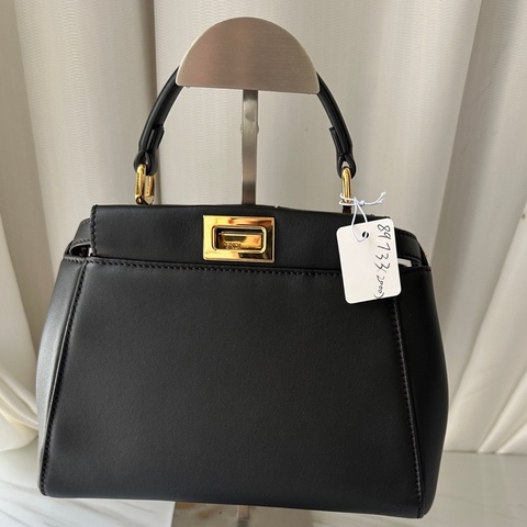 芬迪 Fendi 黑金 peekaboo  底長23