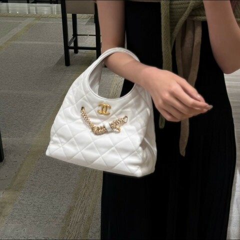 Chanel香奈兒 25s白金hobo手提腋下包 98新✨️