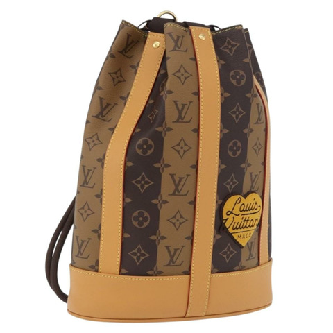 路易威登 Monogram 條紋 Randonnee 郵差包 M45968 LV 正品 198698M