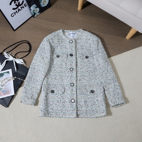 Chanel 走秀款Tweed Jacket 混色外套