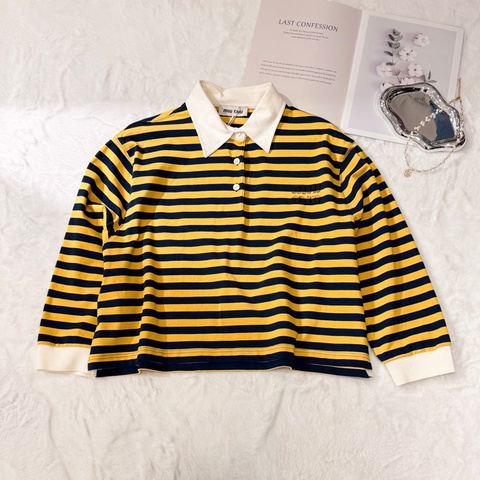 Miu Miu 25FW間條上衣