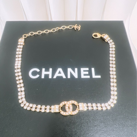 Chanel 20b 閃鑽短項鏈