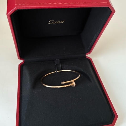Cartier 金鑽釘子手環15🤍🤍