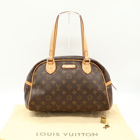 Louis Vuitton Monogram 經典老花保齡球包 Montorgueil PM 肩背包 M95565