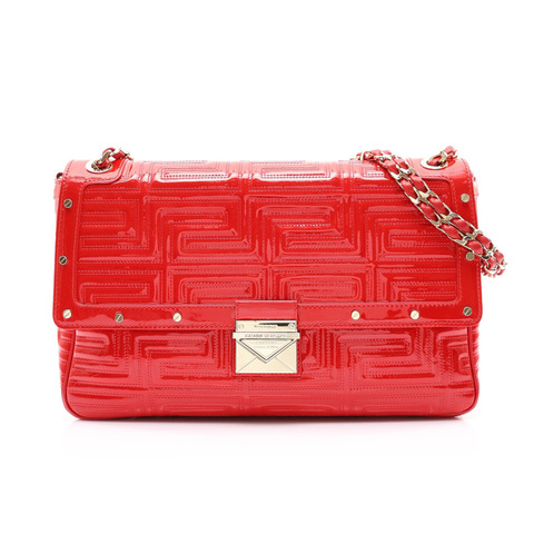 VERSACE 凡賽斯 Gianni Versace 肩背包 紅色 漆皮