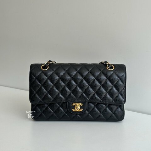 98新🆕 有購證🙌🏻 Chanel 香奈兒 CF 25 黑色金釦