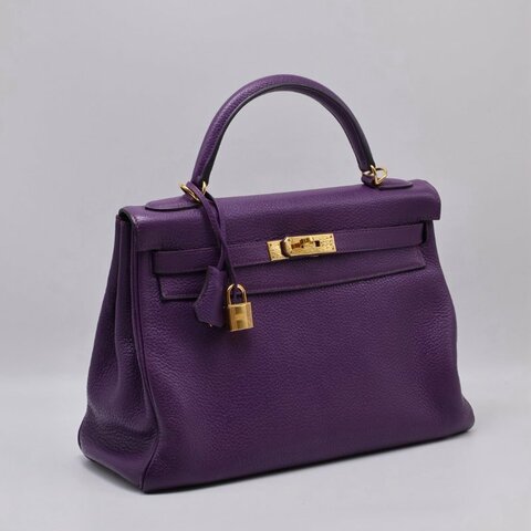HERMES Kelly 32 - Ultraviolet 5L 極度紫 🄿