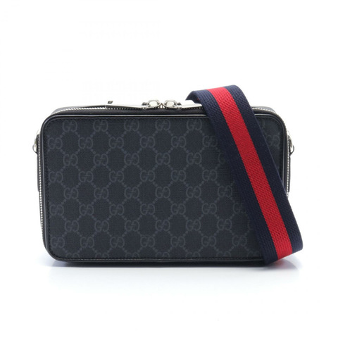 GUCCI GG Supreme 單肩包 792456FADJA1042 PVC塗層帆布皮革 全新