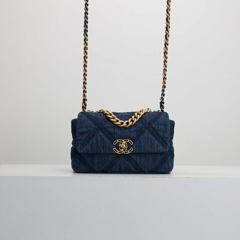 Chanel 19 bag 小號牛仔