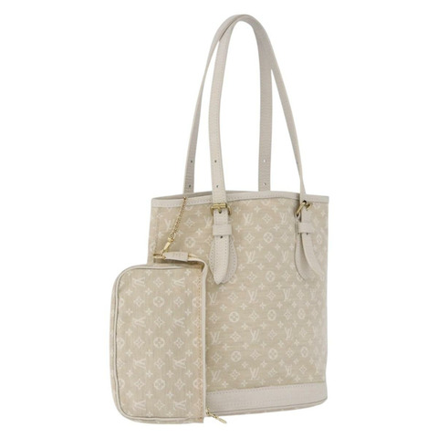 路易威登 Monogram Mini Lin 水桶包 PM 白色 Dunne M95316 正品 ep15674V