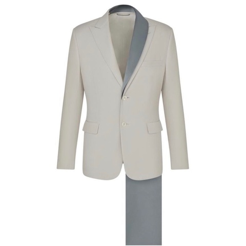 Dior x Daniel Arsham wool blazer jacket with silk scarf 西裝外套