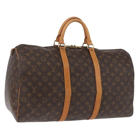路易威登 Monogram Keepall 50 波士頓包 M41426 LV Auth 194932V