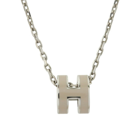 HERMES 金屬/琺瑯Mini Pop H  Necklacex項鏈