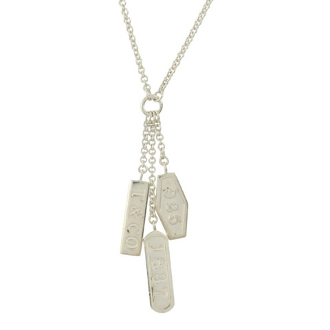 TIFFANY＆CO 925純銀1837 Necklace項鏈
