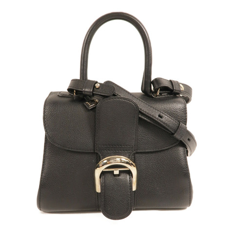 Delvaux 牛皮皮革Brillant Mini手挽肩背兩用袋