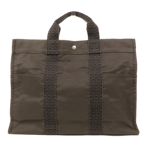 HERMES 帆布Her Line MM手挽袋